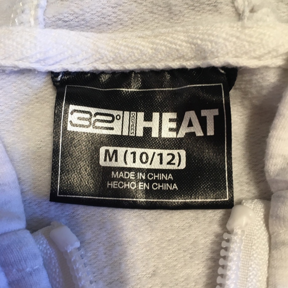 32  degrees  HEAT  Girls Jacket Hoodie.  Size 10/12 - Picture 6 of 9